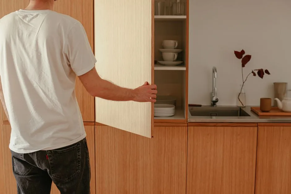 Matte moderne Fronten als Materialbeispiel